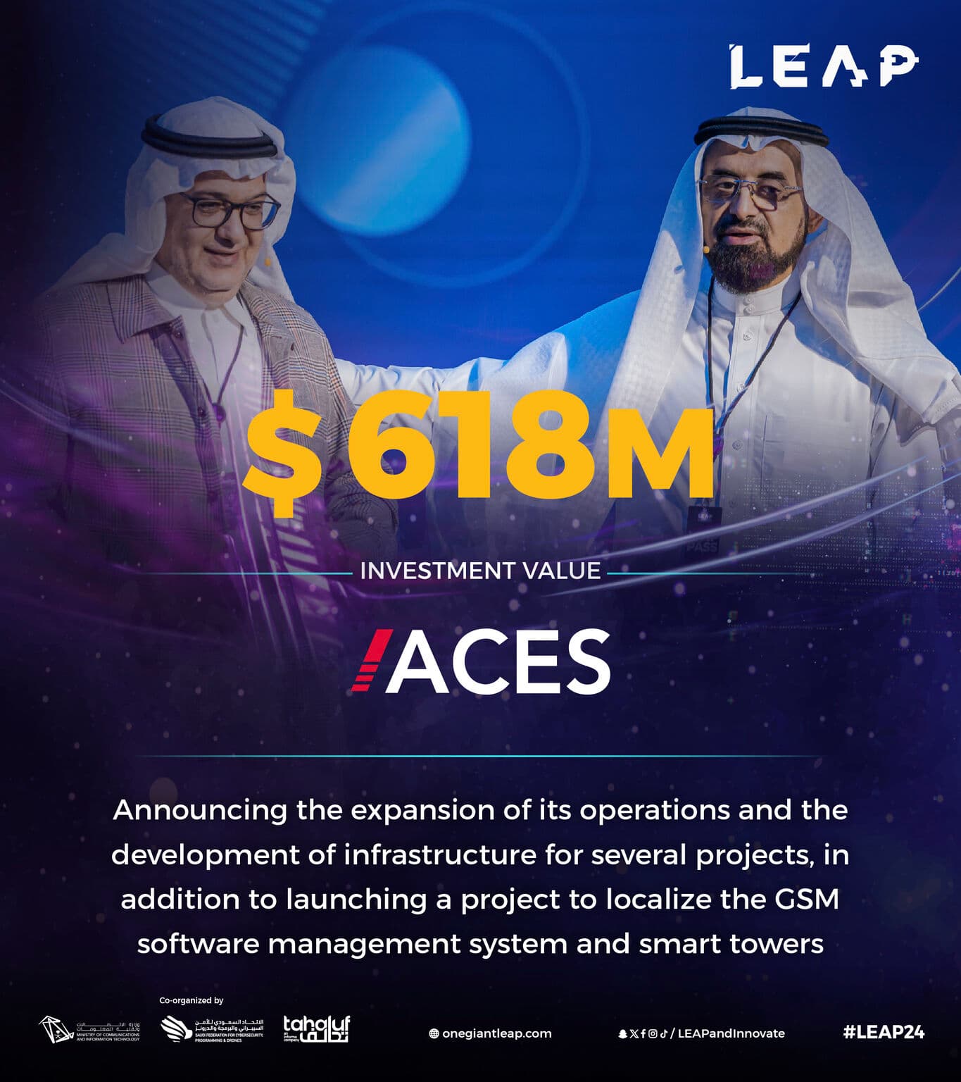 During leap 24 ACES announced operational expansion and infrastructure development for several projects