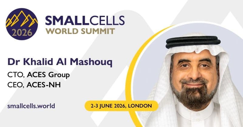 At the Small Cell World Summit 2026, Dr. Khalid Al-Mashouq CEO ACES NH will present “Multi-Operator Small Cell for…