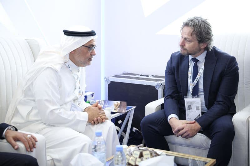 A valued visit by Mr. Mehmet Hakan OKTEM, General Manager at Koç Group, to the ACES booth at the World Defense Show.