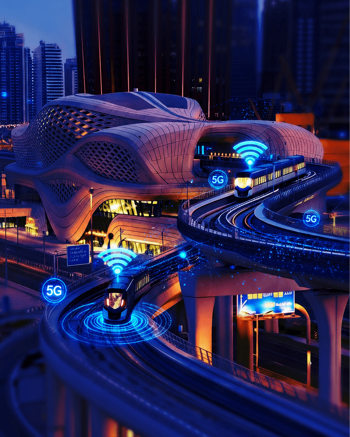 شبكة 5G لمترو الرياض بتغطية لاسلكية داخل المحطات وعلى امتداد المسارات